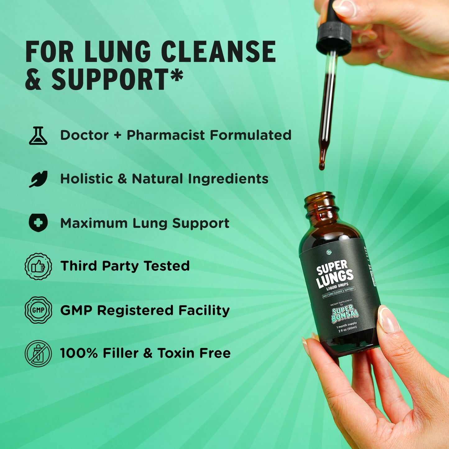 Liquid herbal tincture for respiratory support