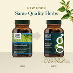 Gaia Herbs prostate support formula morning and evening dosage instructions