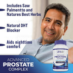 Ultalife natural DHT blocker and urinary flow support capsules for men