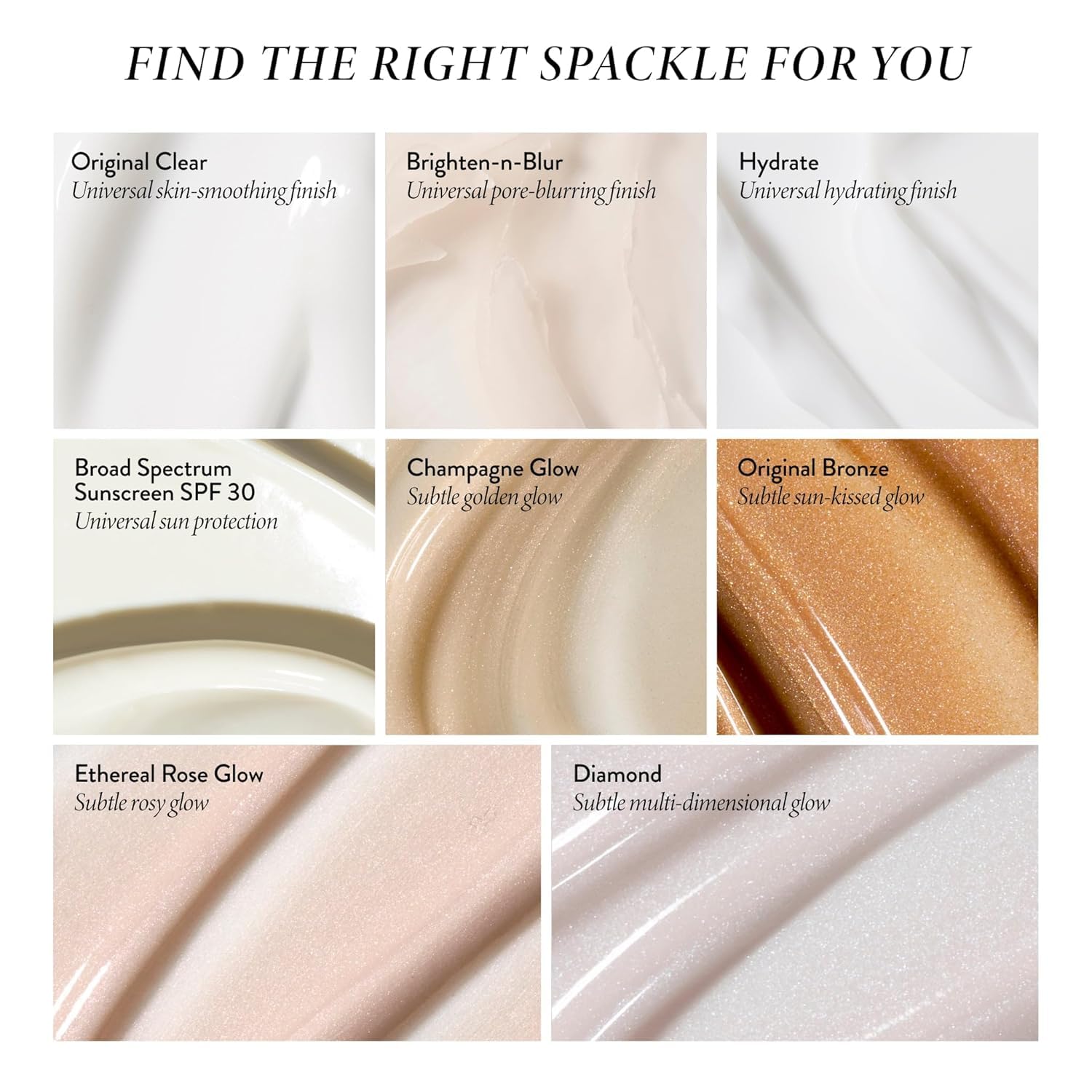 Application of Laura Geller moisturizing primer on hand
