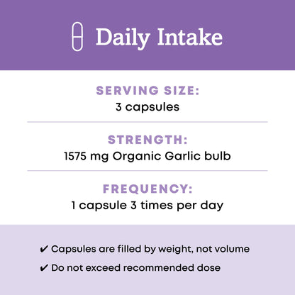 Premium organic allicin rich garlic veggie caps seal verification and packaging details