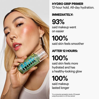 Milk Makeup Hydro Grip Primer gel texture swatch