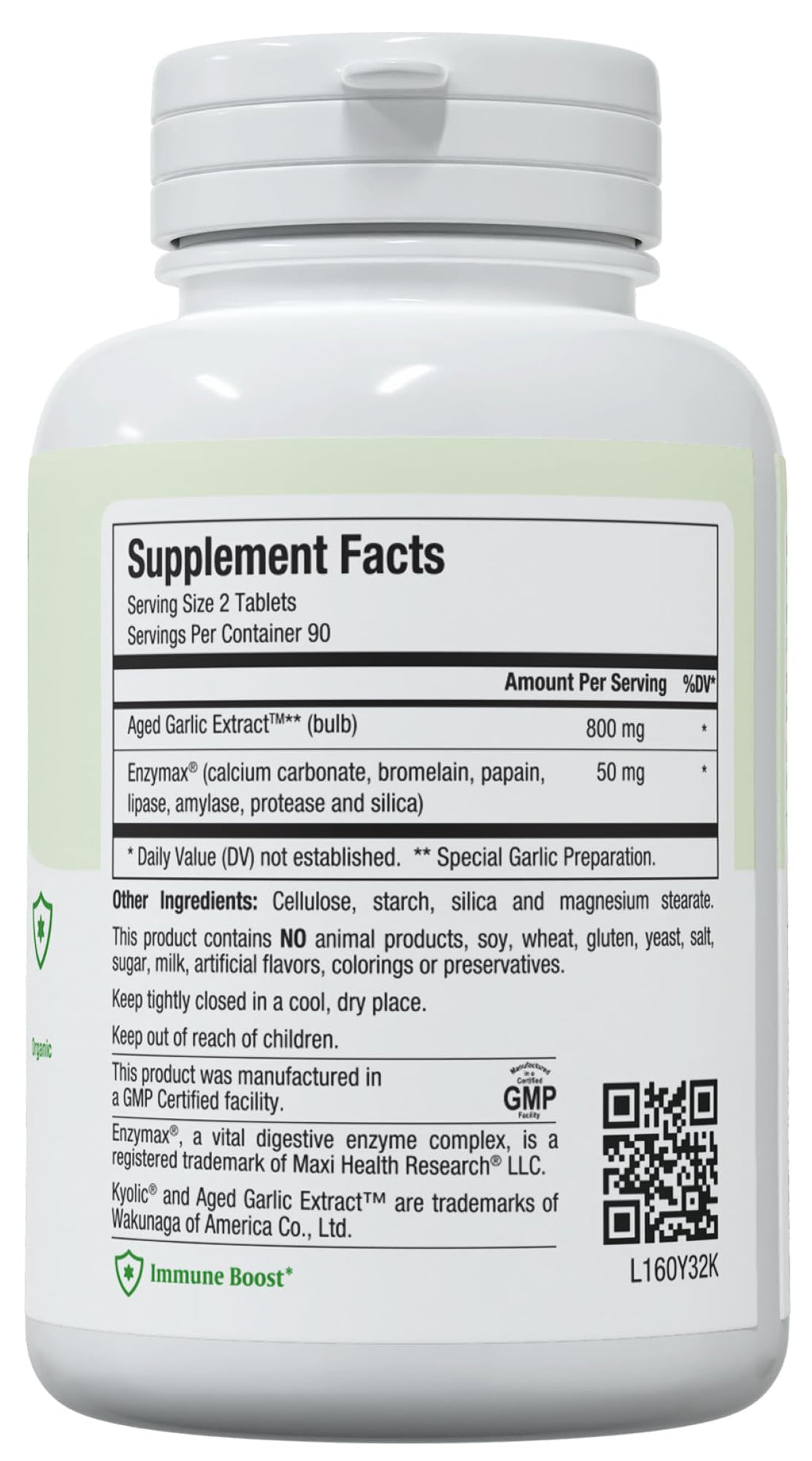 Authentic antioxidant garlic tablets for healthy blood pressure management