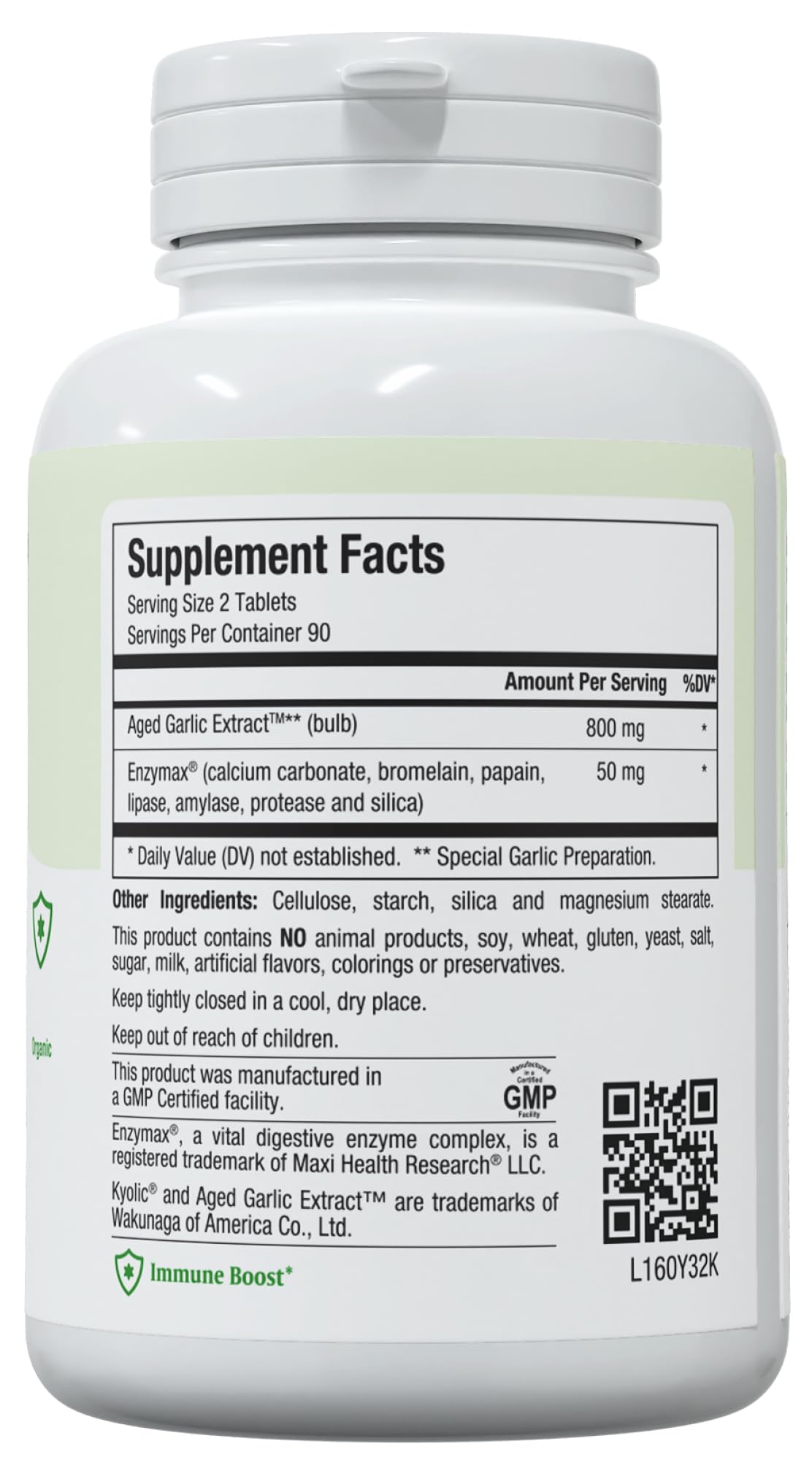 Authentic antioxidant garlic tablets for healthy blood pressure management