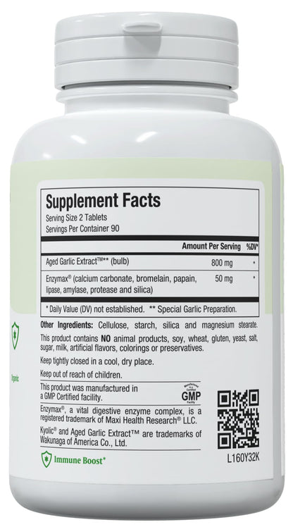 Authentic antioxidant garlic tablets for healthy blood pressure management