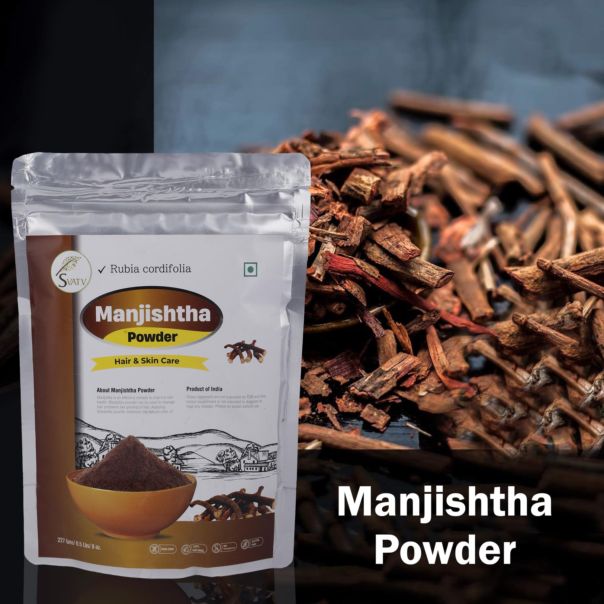 Svatv Rubia cordifolia powder herbal benefits for skin
