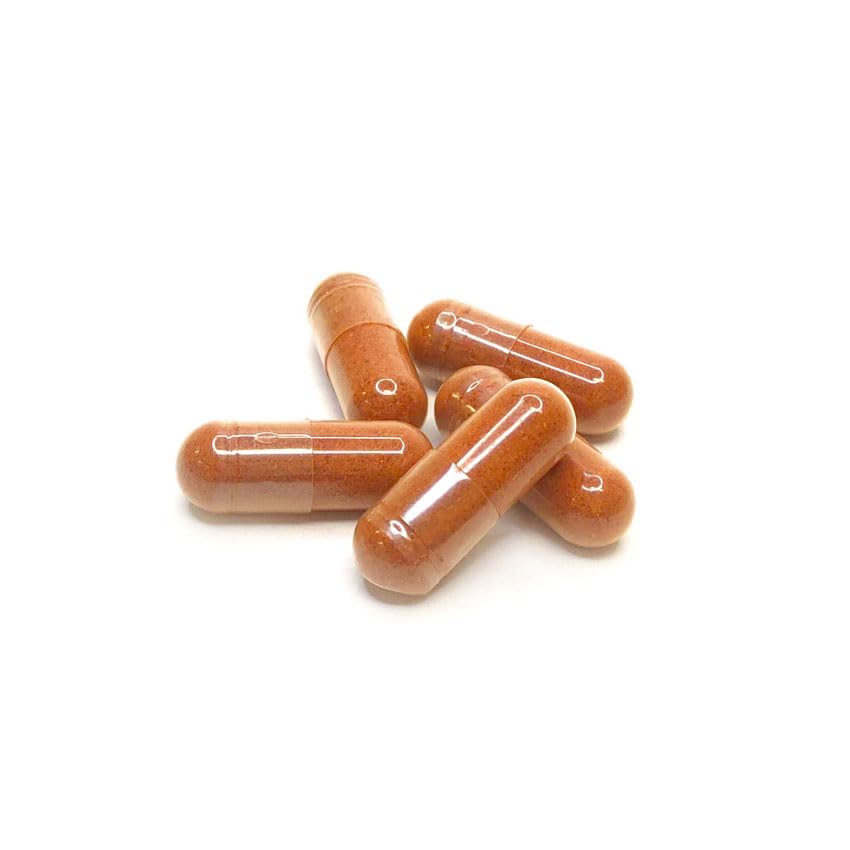 Close up of 90 count AyurBest Manjistha vegetarian capsules