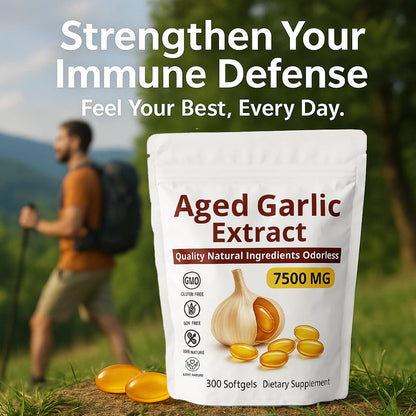 Two year matured odorless garlic capsules by Elare for stomach friendly antioxidant protection