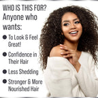Back label of Hair Thickness Maximizer hair loss and regrowth pills showing ten thousand micrograms biotin supplement facts