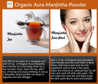 Organic Aura premium manjistha powder for skin health