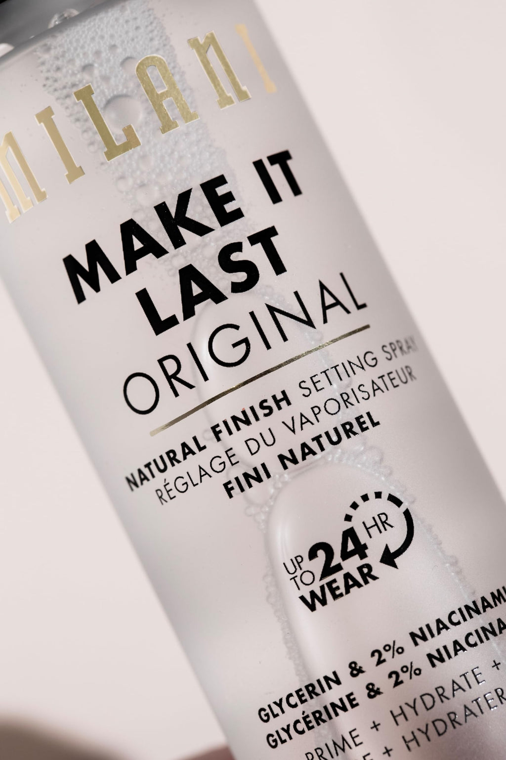 Milani Make It Last setting spray full product display