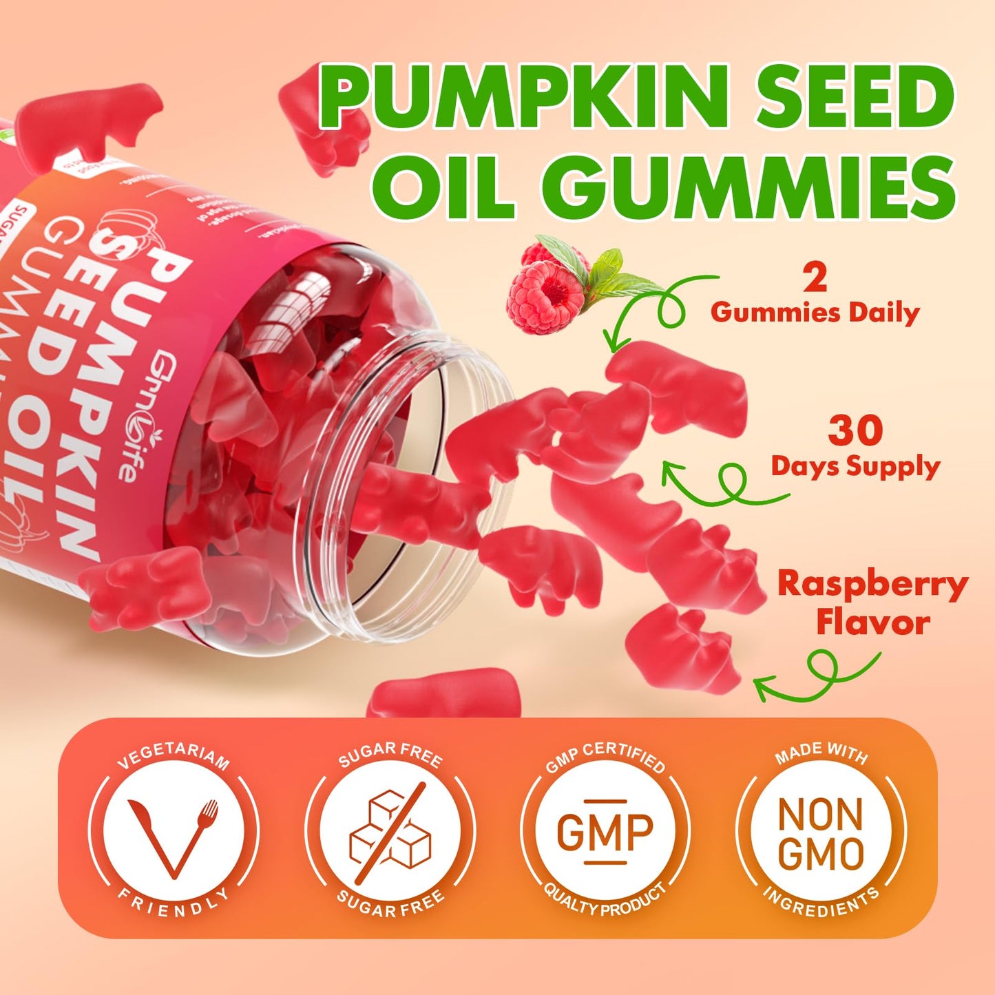 GrnLife premium dietary supplement bottle showing seal and product details