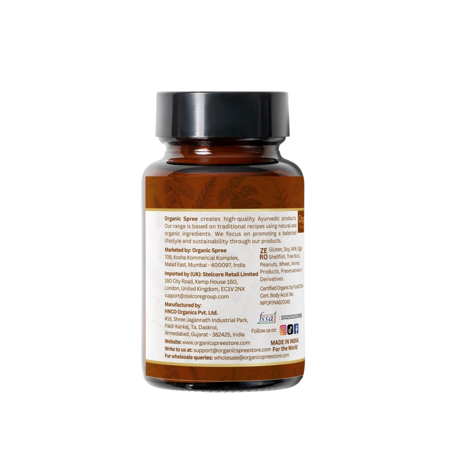 USDA Organic certified Manjistha tablets