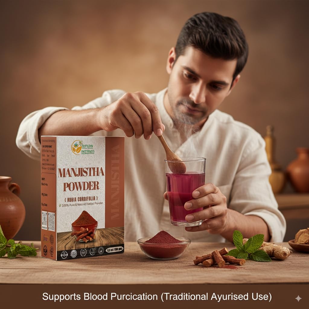 Organic Indian Madder root powder for DIY skincare