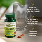 Organic Manjistha 90 count tablet bottle packaging