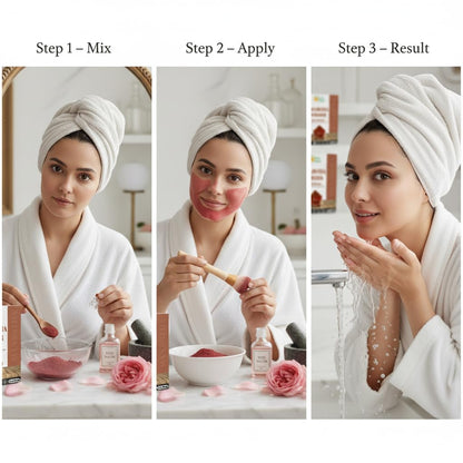 Lifestyle shot of natural beauty ingredients