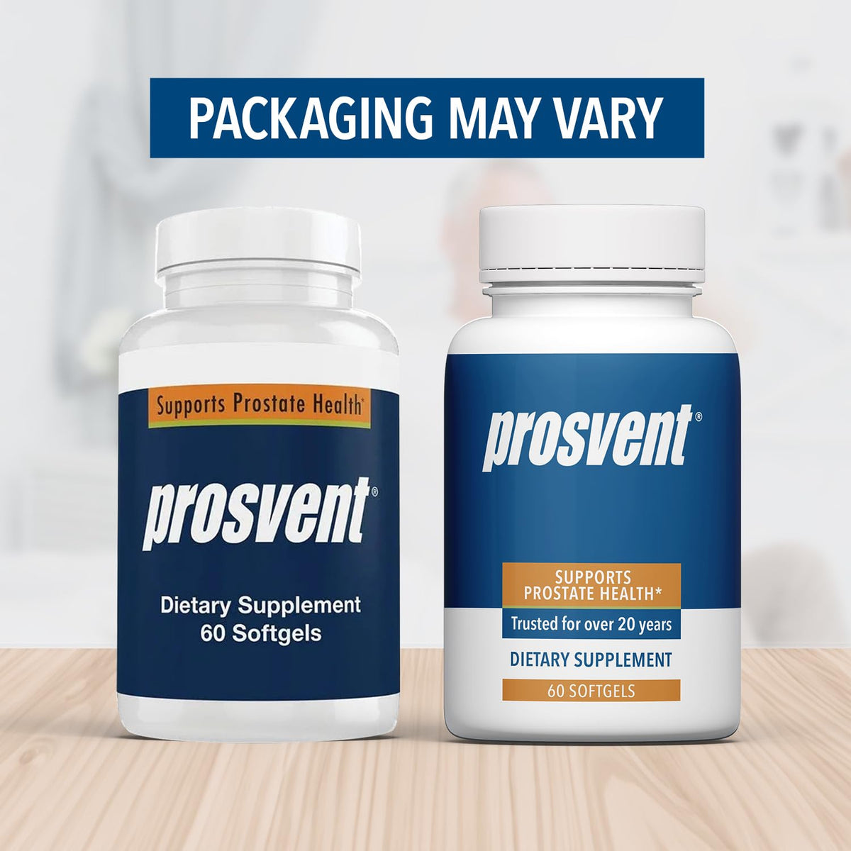 Prosvent premium male urological care formula for improved urine flow and health.