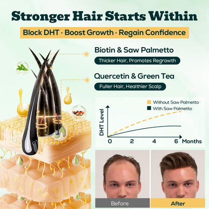 EnvyDeal hair growth supplement showing two bottles of sixty passionfruit dragonfruit flavored gummies.
