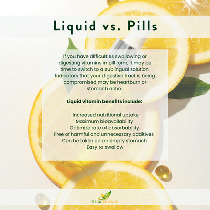 Herb Science alcohol-free herbal supplement bottle 1 fluid ounce