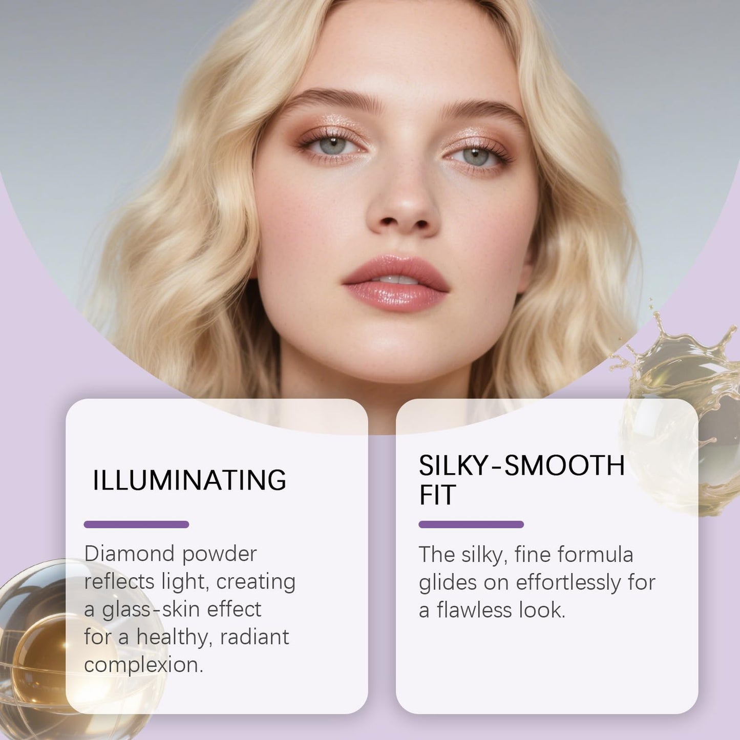 Multipurpose contour blush and glow highlighter makeup kit swatches on diverse skin tones