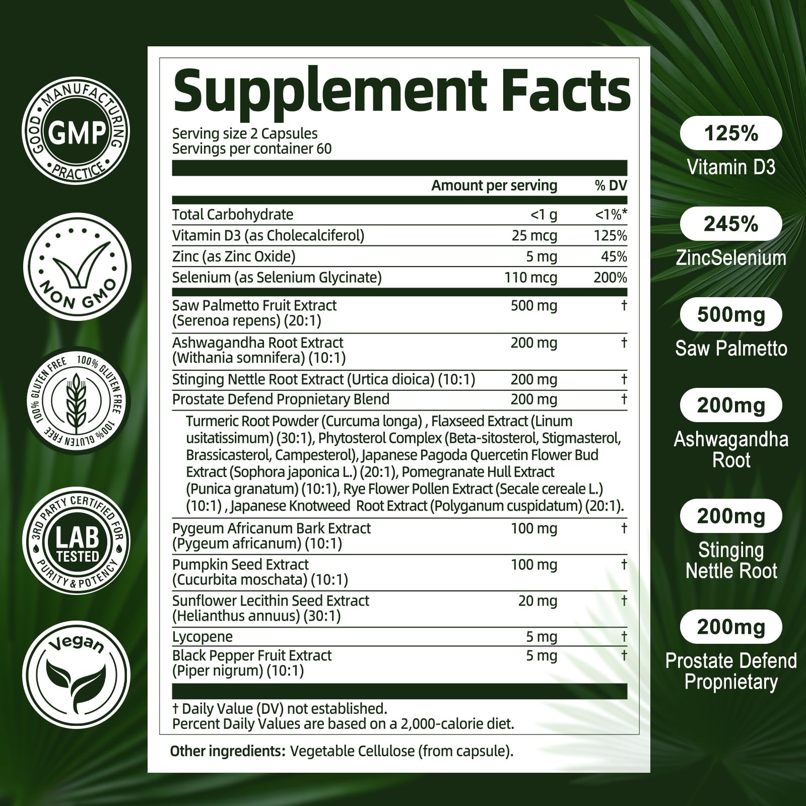 Totaria pumpkin seed and saw palmetto formula bottle demonstrating authentic imported sealing.
