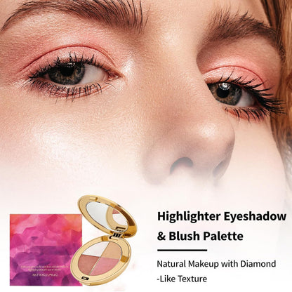 Authentic USA imported Tarte eyeshadow palette being applied with a professional makeup brush