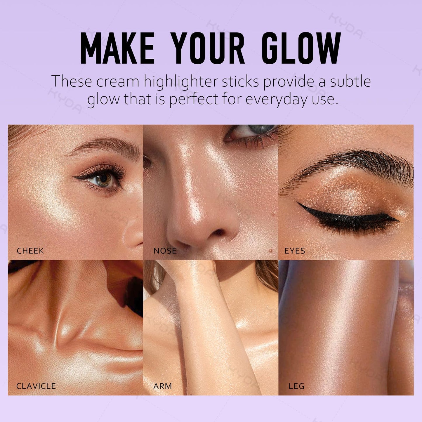 Ownest self sharpening makeup stick for face and body glow.