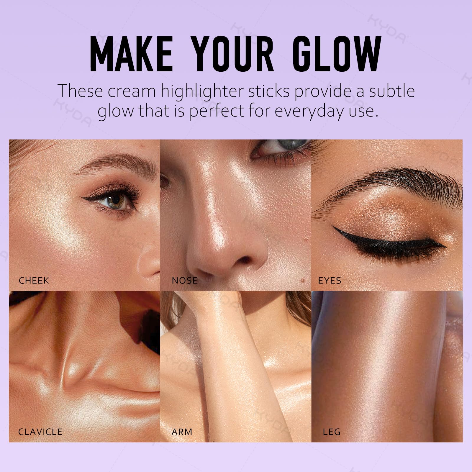 Ownest self sharpening makeup stick for face and body glow.