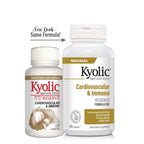 Kyolic formula 200 daily heart health dietary supplement nutritional information label.