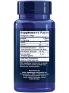 Life Extension PalmettoGuard prostate support supplement showing nutrition facts and ingredient breakdown.