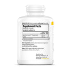 Back label of authentic USA imported Kyolic Aged Garlic Extract with lecithin directions and dosage guidelines