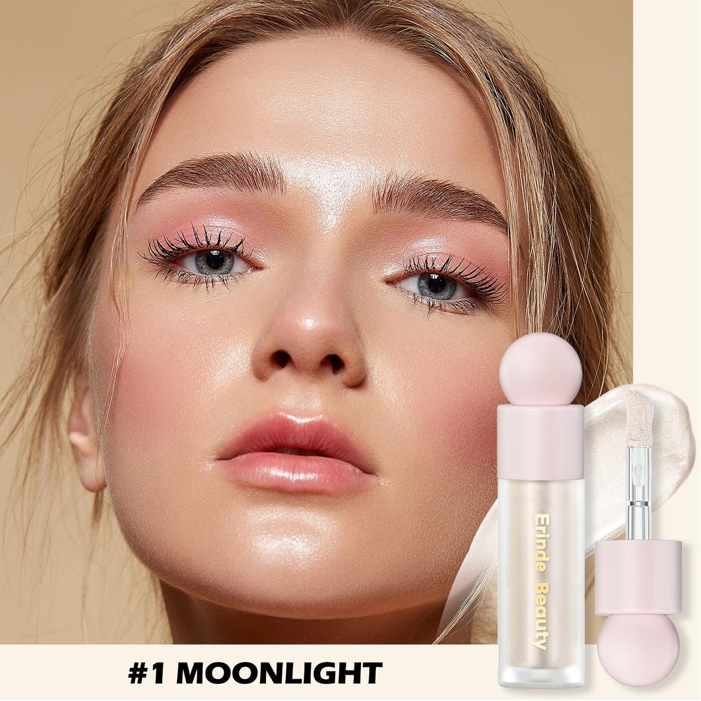 Erinde Face Bronzer Stick displaying the cap and applicator design