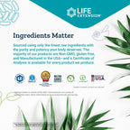 Premium imported Life Extension PalmettoGuard men's health supplement standing upright.