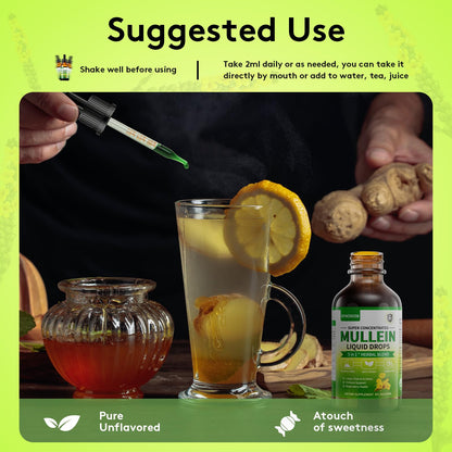 Vegan and alcohol-free herbal supplement bottle