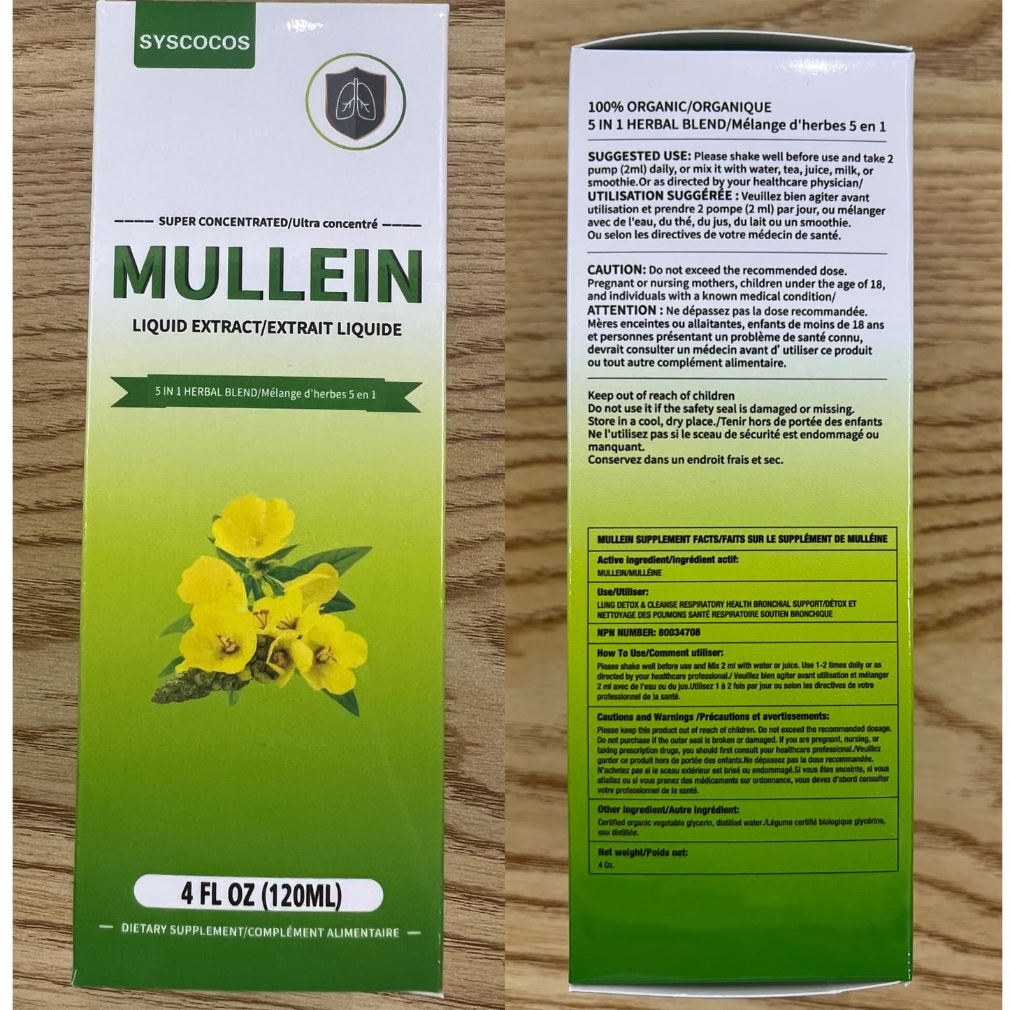 Natural respiratory health supplement drops for bronchial support