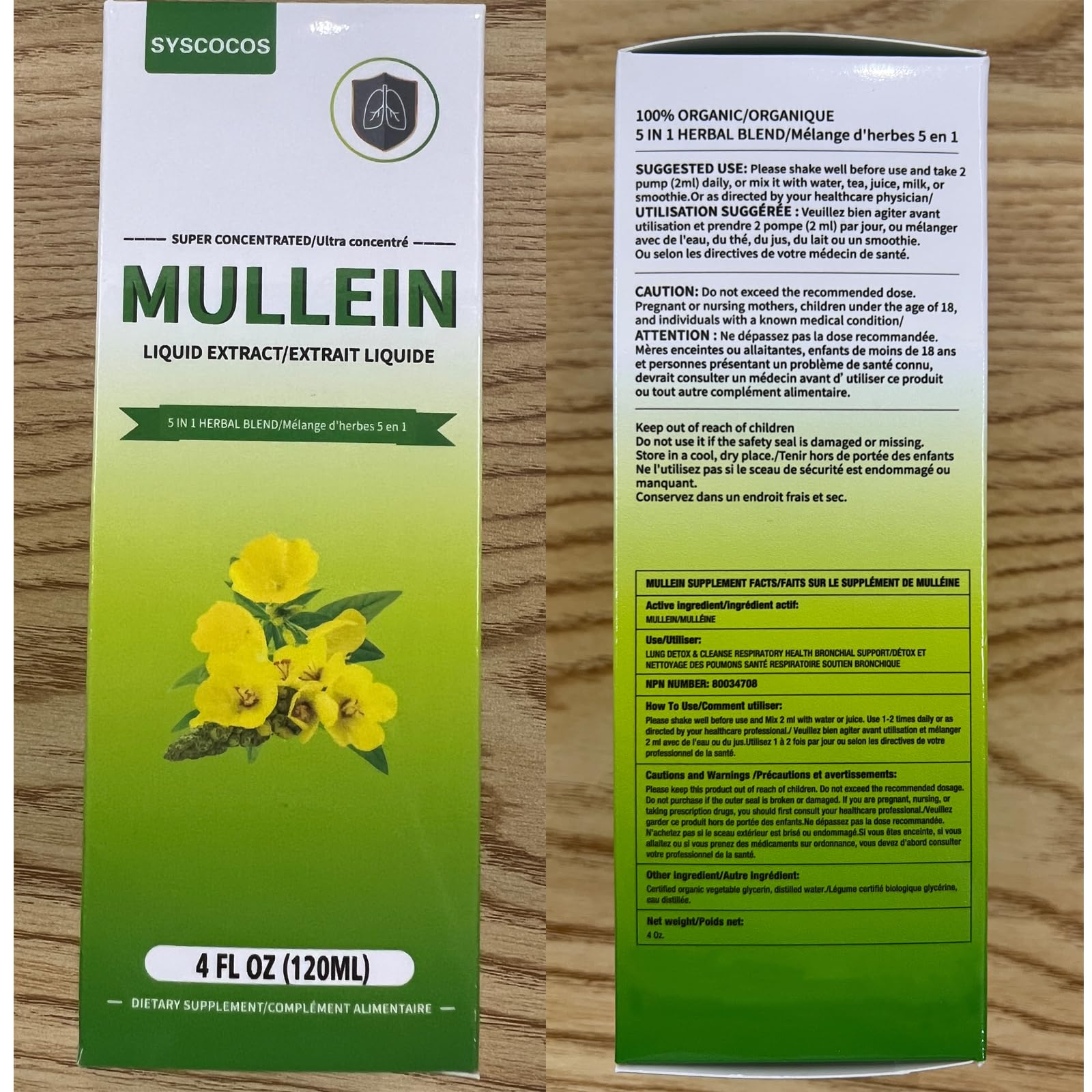Natural respiratory health supplement drops for bronchial support