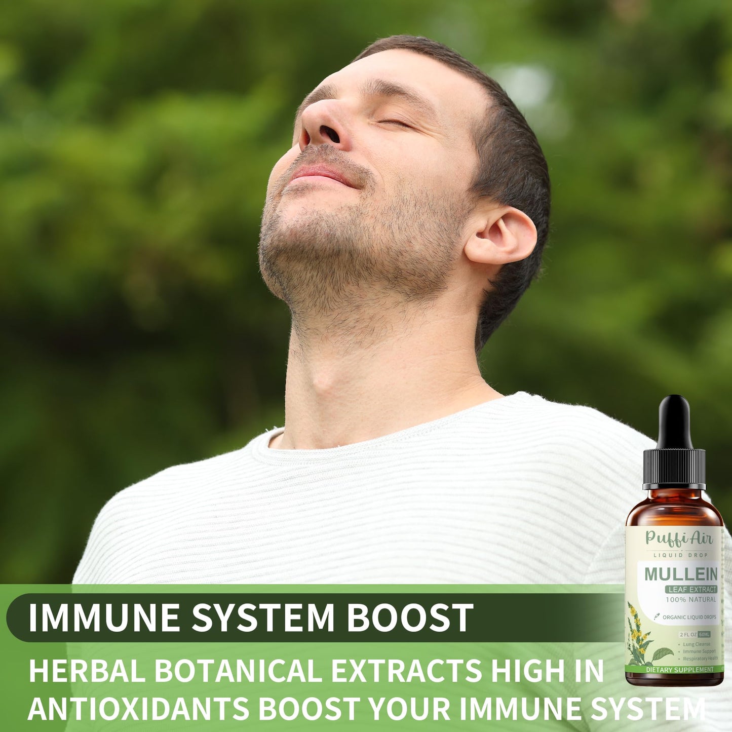 Puffiair herbal supplement label details and ingredients