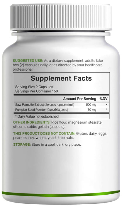 Deal Supplement prostate health supplement bottle showcasing 5000mg equivalent strength label details