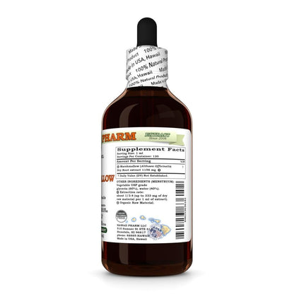 Hawaii Pharm marshmallow root extract alcohol free liquid label details