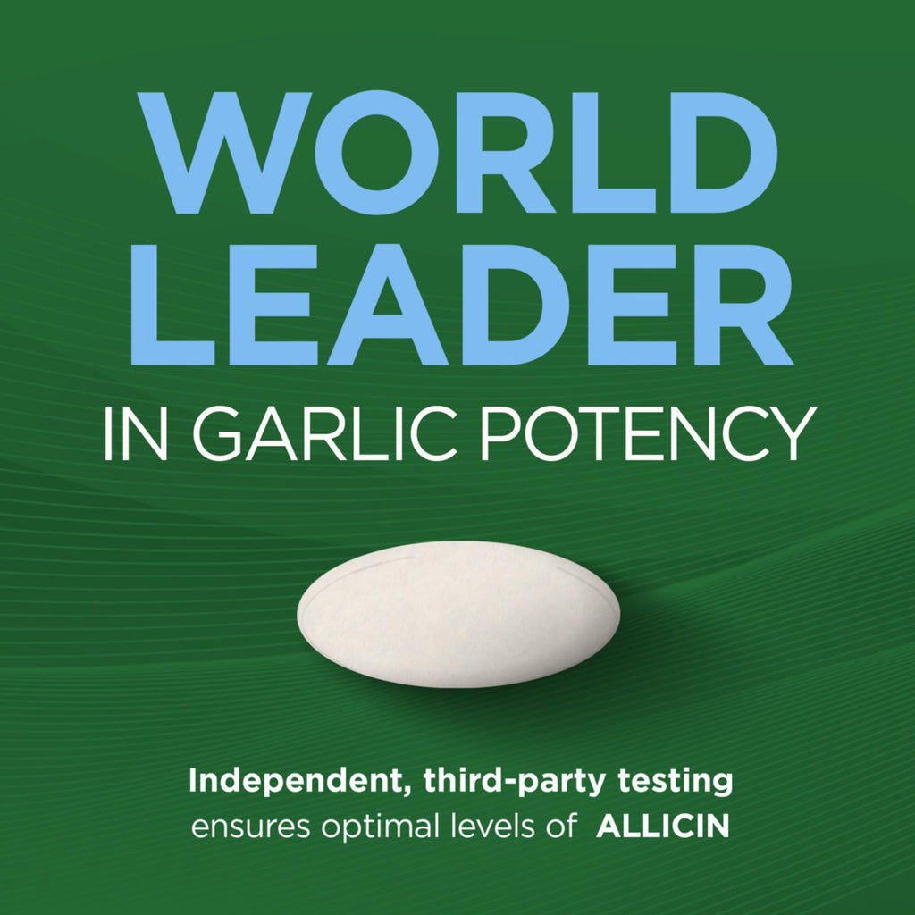 Garlique blood pressure support enteric coated caplets label