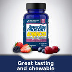 Super Beta Prostate Advanced dietary supplement bottle showing nutritional facts and prostate support benefits