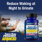 Premium packaging view of New Vitality Super Beta Prostate Advanced showing the complete directions for use