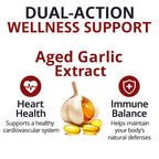 Premium imported health supplements from the United States featuring Napexix non GMO garlic softgels.