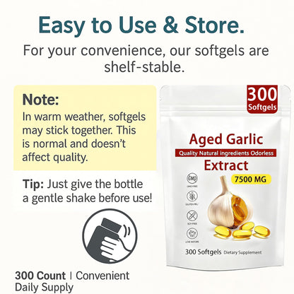 High potency fifteen to one concentration garlic bulb extract softgels by Napexix.