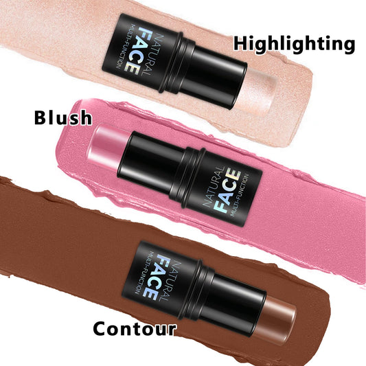 ELALRAU face sculpting cream stick kit showing the individual blush contour and highlighter shades
