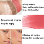 Swatches of the Elalrau bronzer highlighter and blush shades on skin