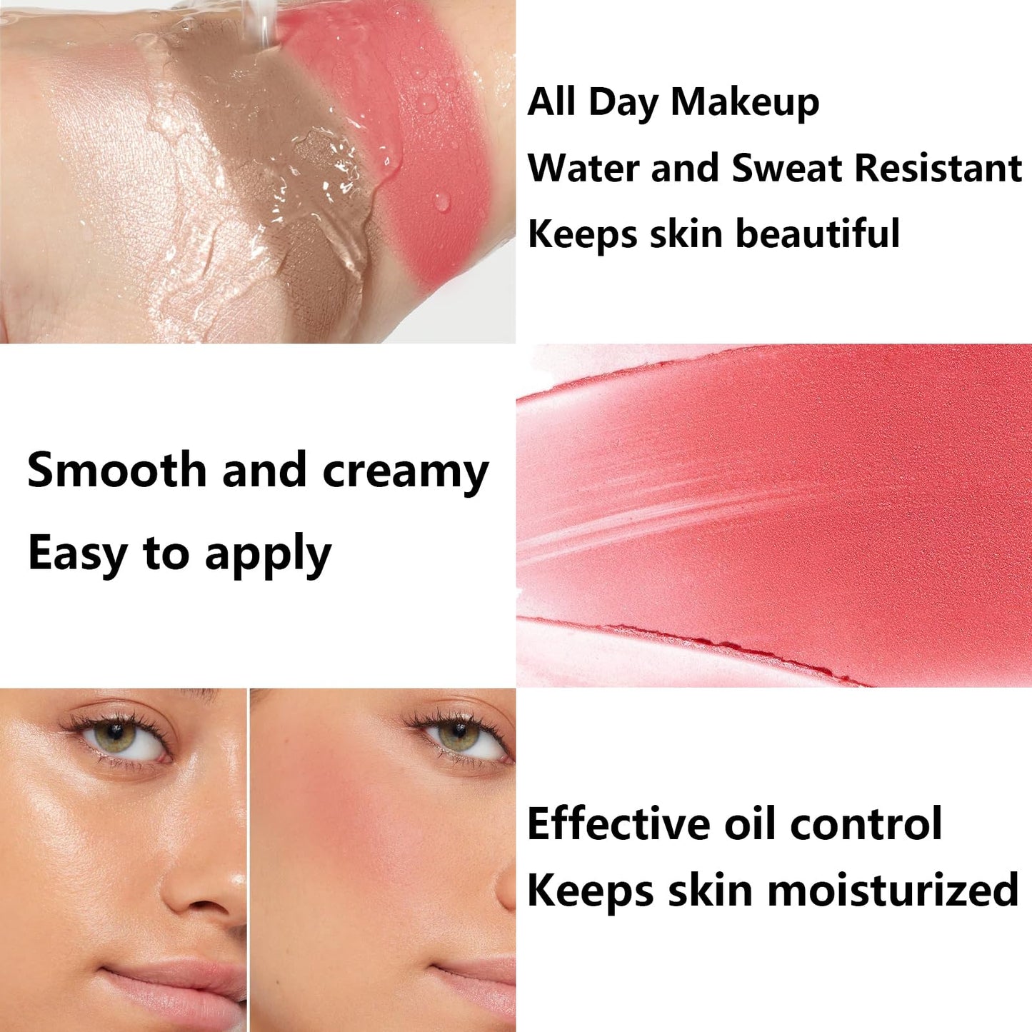 Twist up mechanism and application tips for the ELALRAU multi use face makeup kit