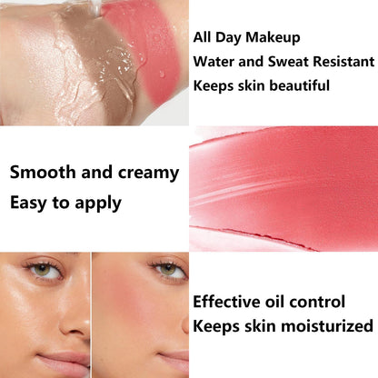 Twist up mechanism and application tips for the ELALRAU multi use face makeup kit