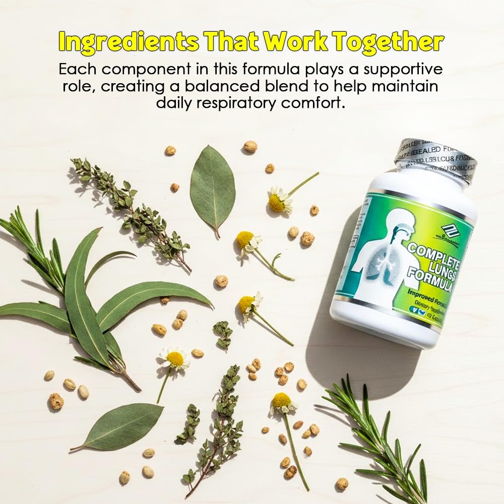 Authentic USA imported Nu-Health respiratory supplement bottle