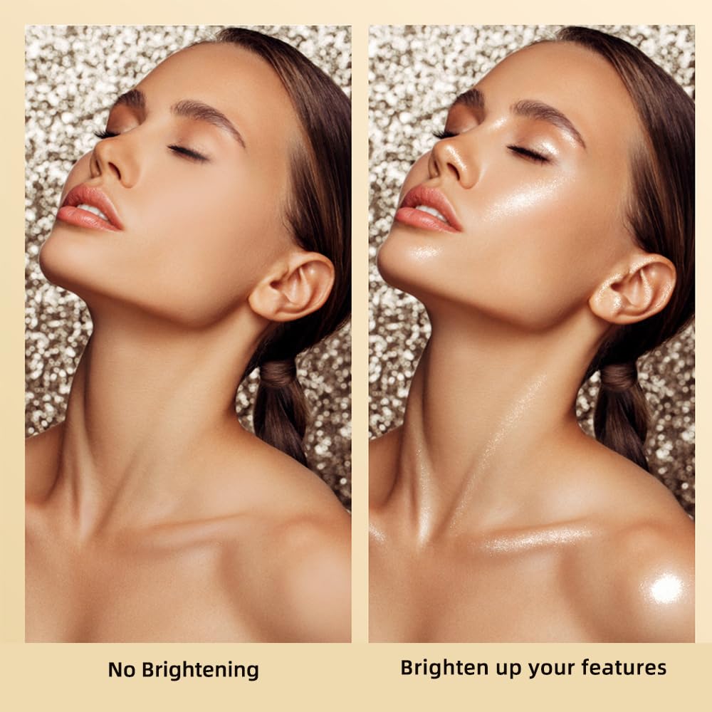 ELLESY Face Glitter Illuminator Palette close up texture